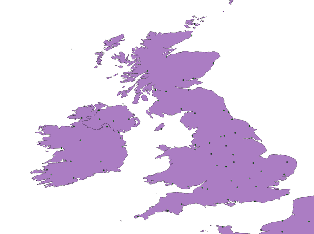 UK towns